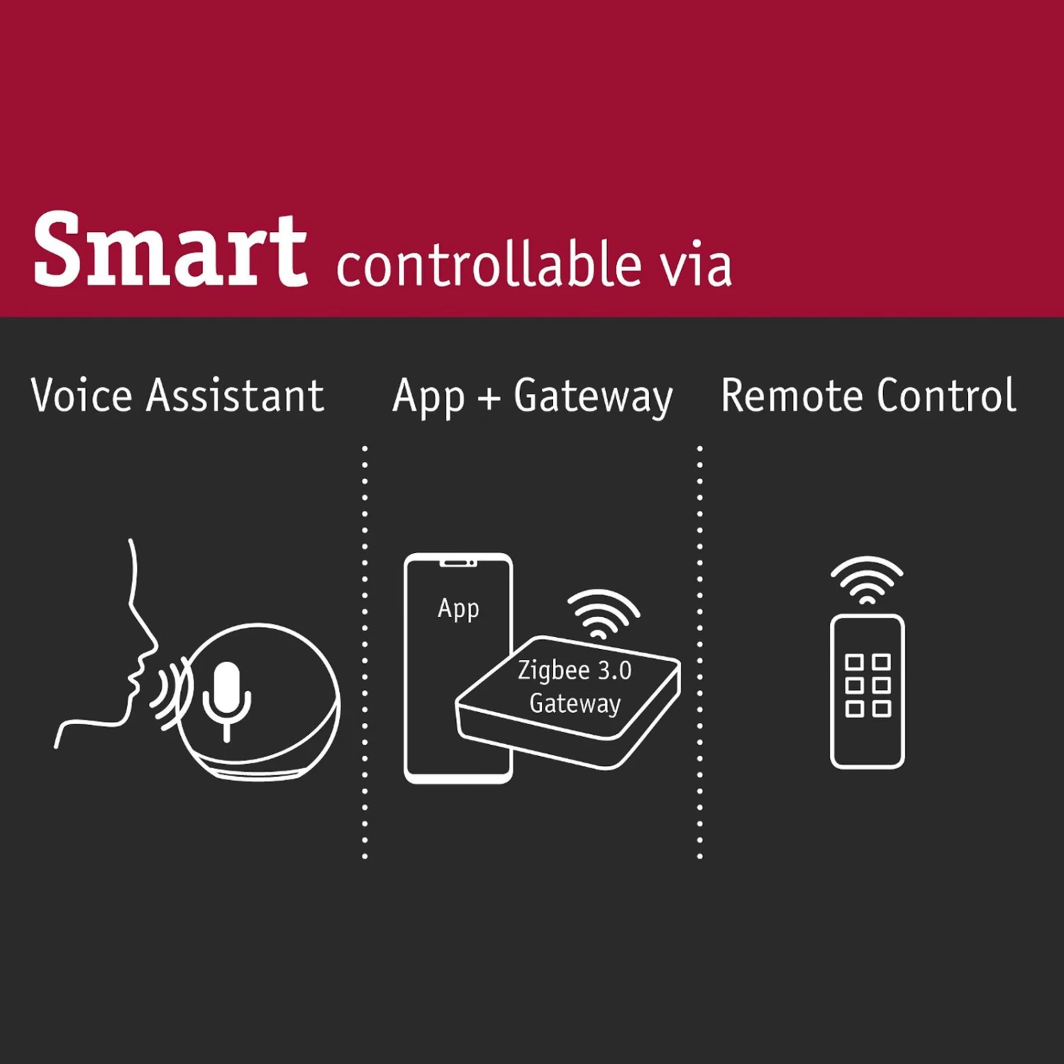 Paulmann Brick LED-Einbauleuchte, ZigBee, 10x10 Cm – Bild 9