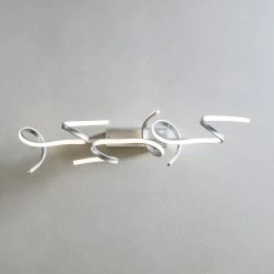 Lindby Zaylee LED-Deckenlampe, Dimmbar, Silber