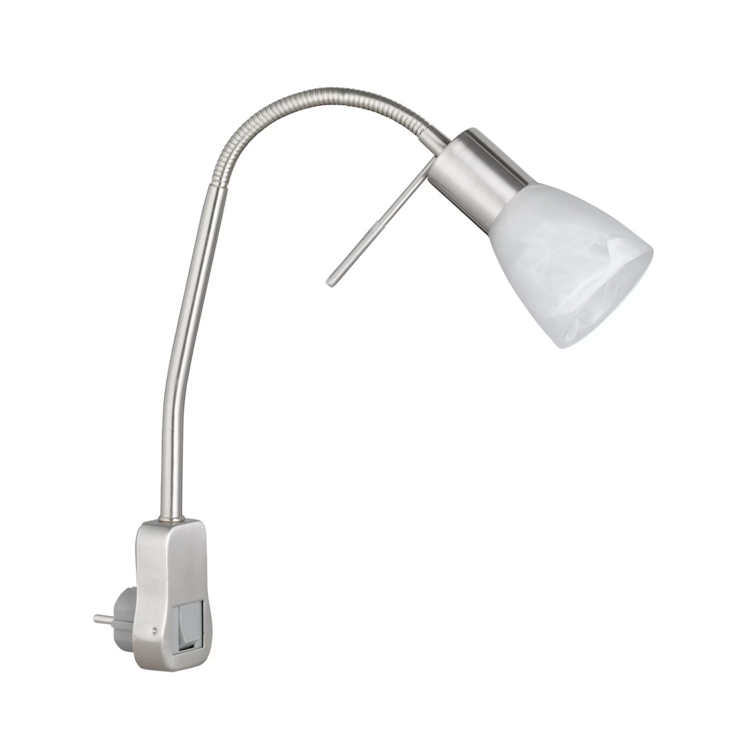 Lindby Nevyana Steckdosenlampe, Flexarm, Schalter – Bild 3