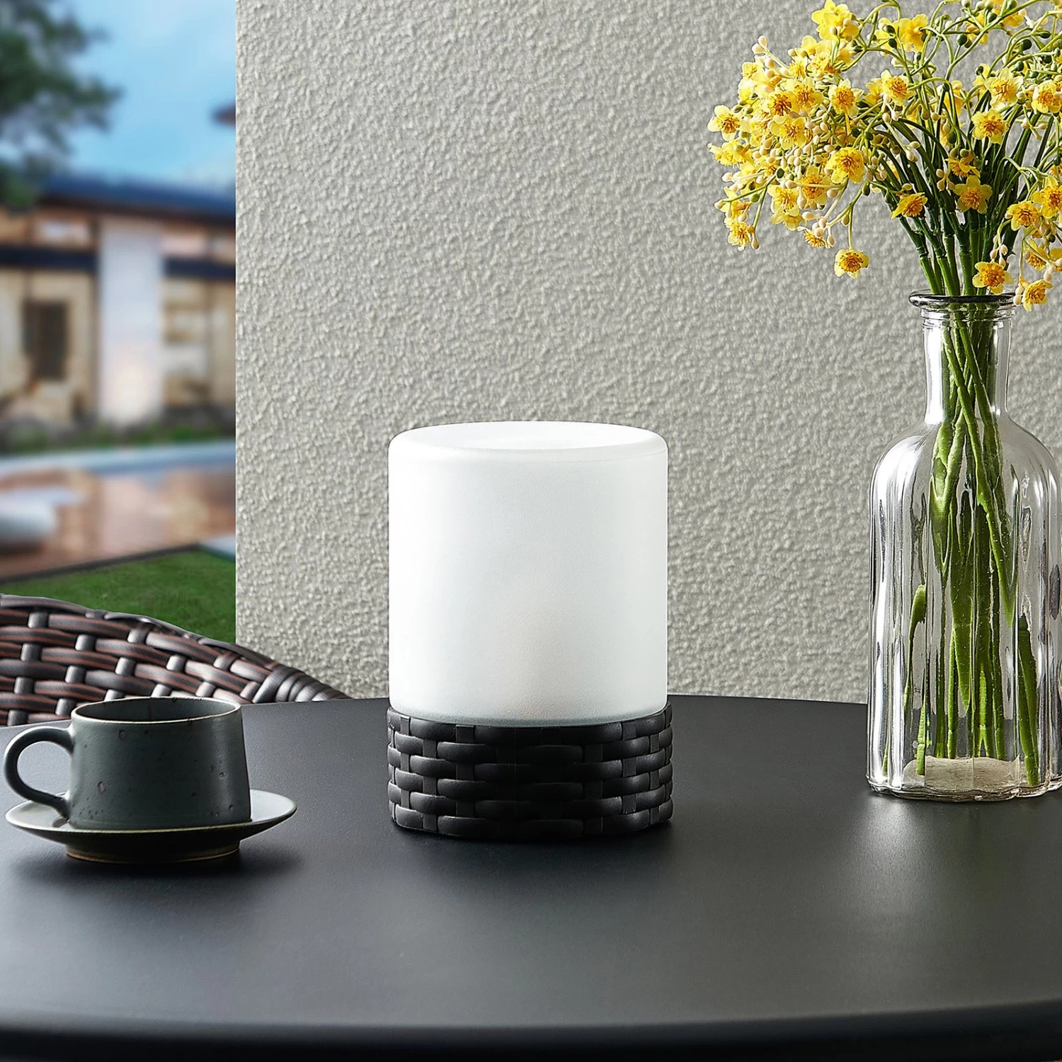 Lindby Saquir Solar-Dekoleuchte Mit Flammeneffekt – Bild 3