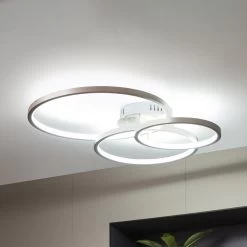 Lindby Geskela LED-Deckenlampe RGBW WiZ App Smart