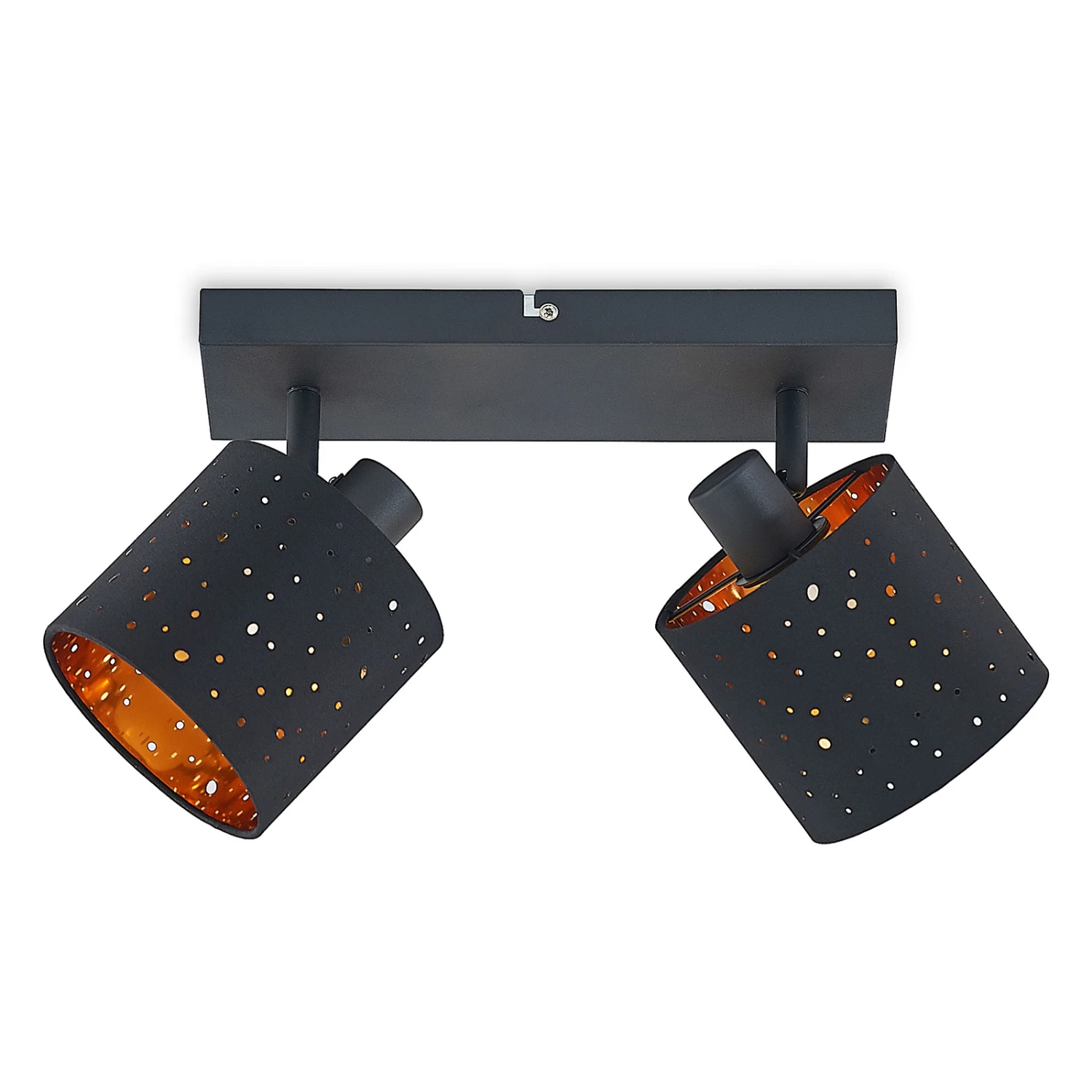 Lindby Darima Deckenstrahler, Zweiflammig, Schwarz – Bild 3