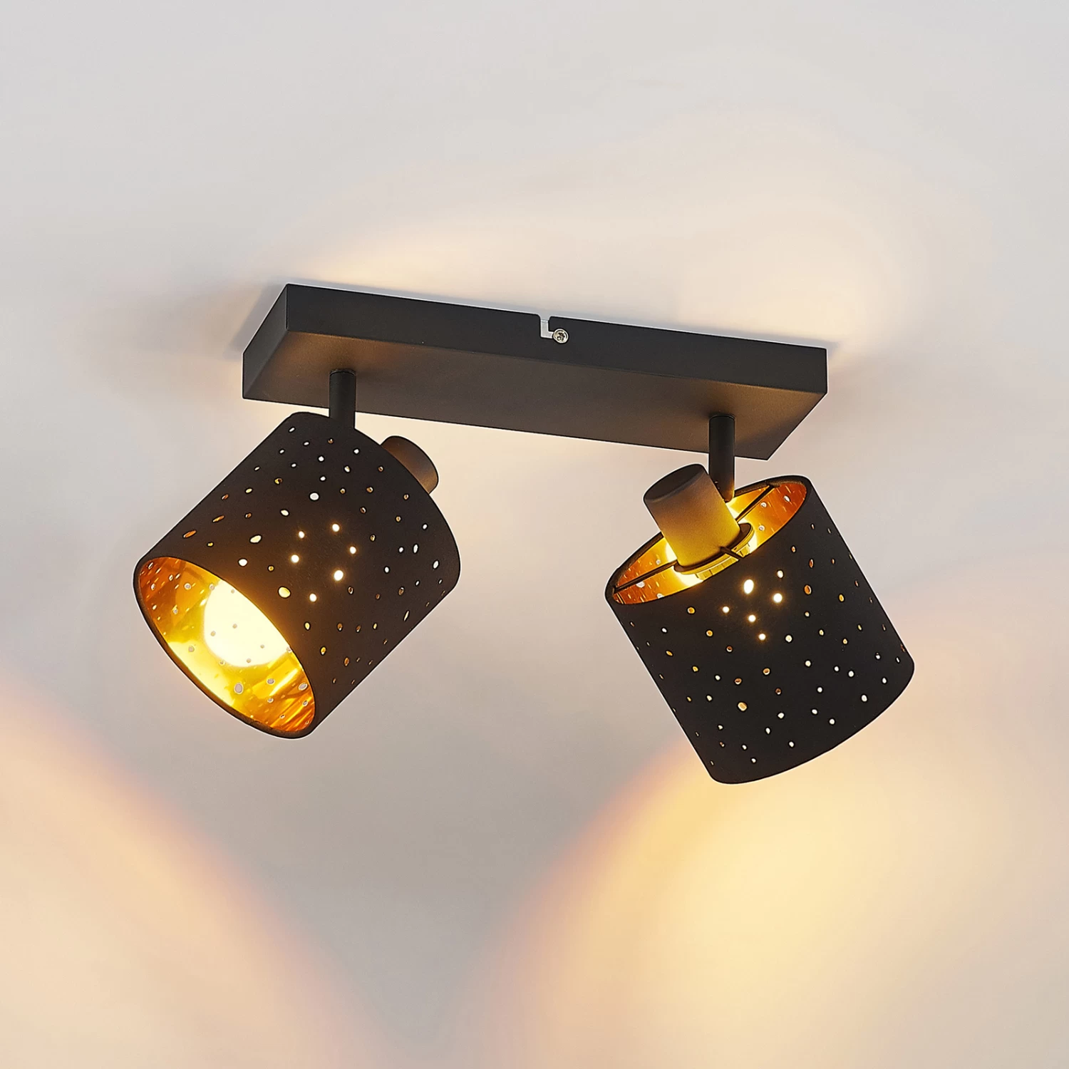 Lindby Darima Deckenstrahler, Zweiflammig, Schwarz – Bild 5