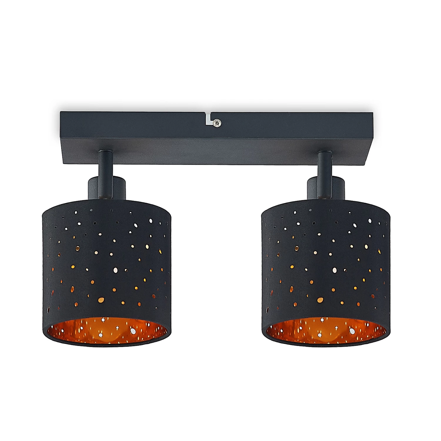 Lindby Darima Deckenstrahler, Zweiflammig, Schwarz – Bild 6