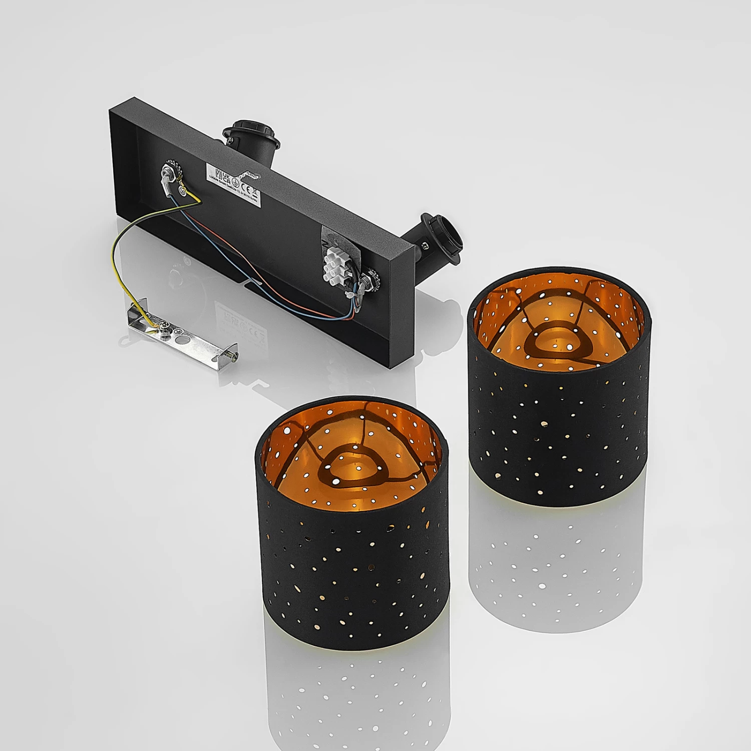 Lindby Darima Deckenstrahler, Zweiflammig, Schwarz – Bild 9