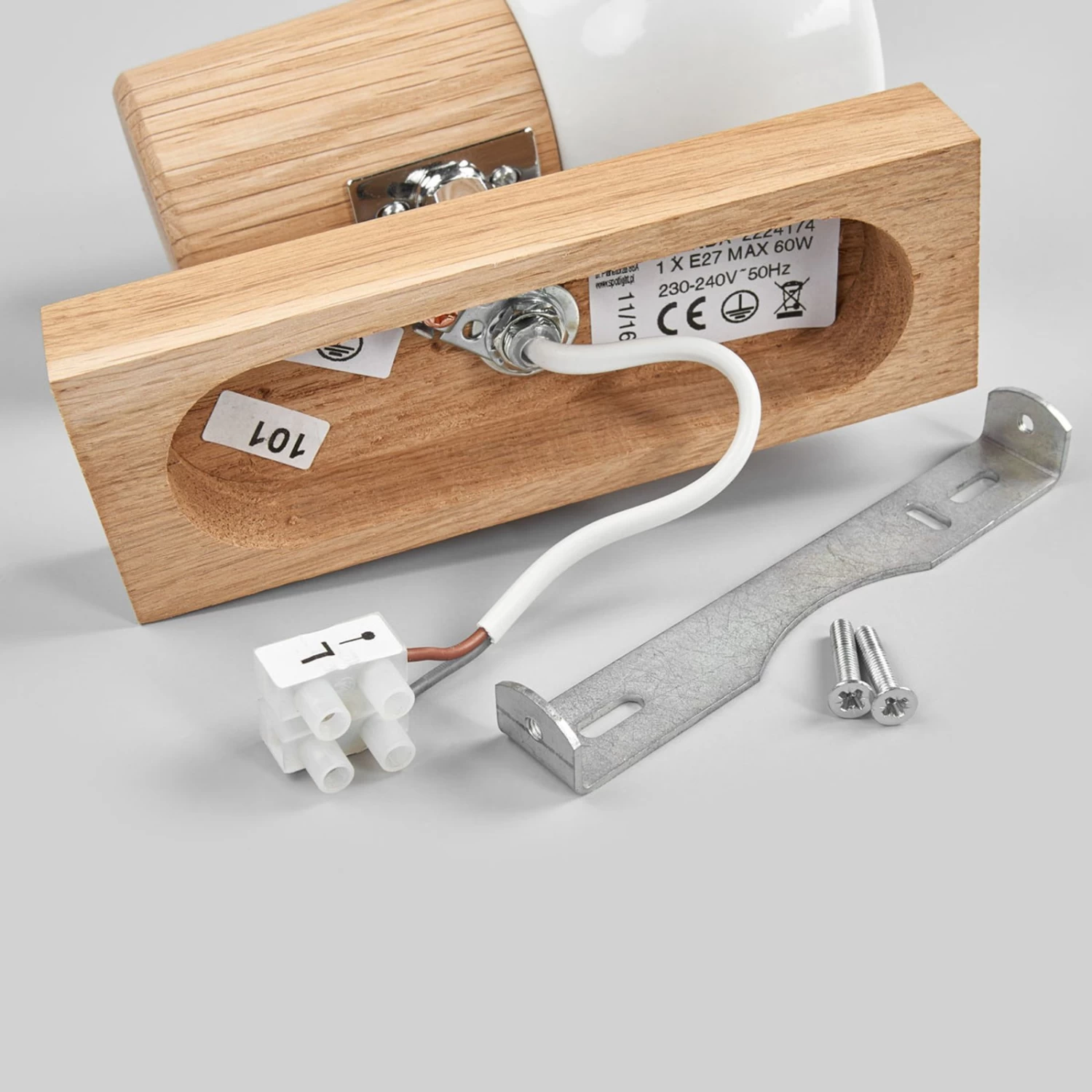 Svenda - Wandspot Aus Geöltem Eichenholz – Bild 5