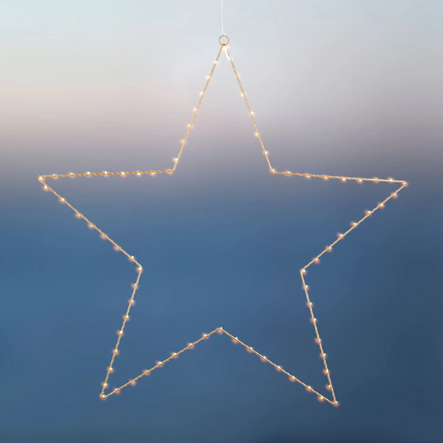 LED-Deko-Stern Liva Star, Gold, Ø 70 Cm