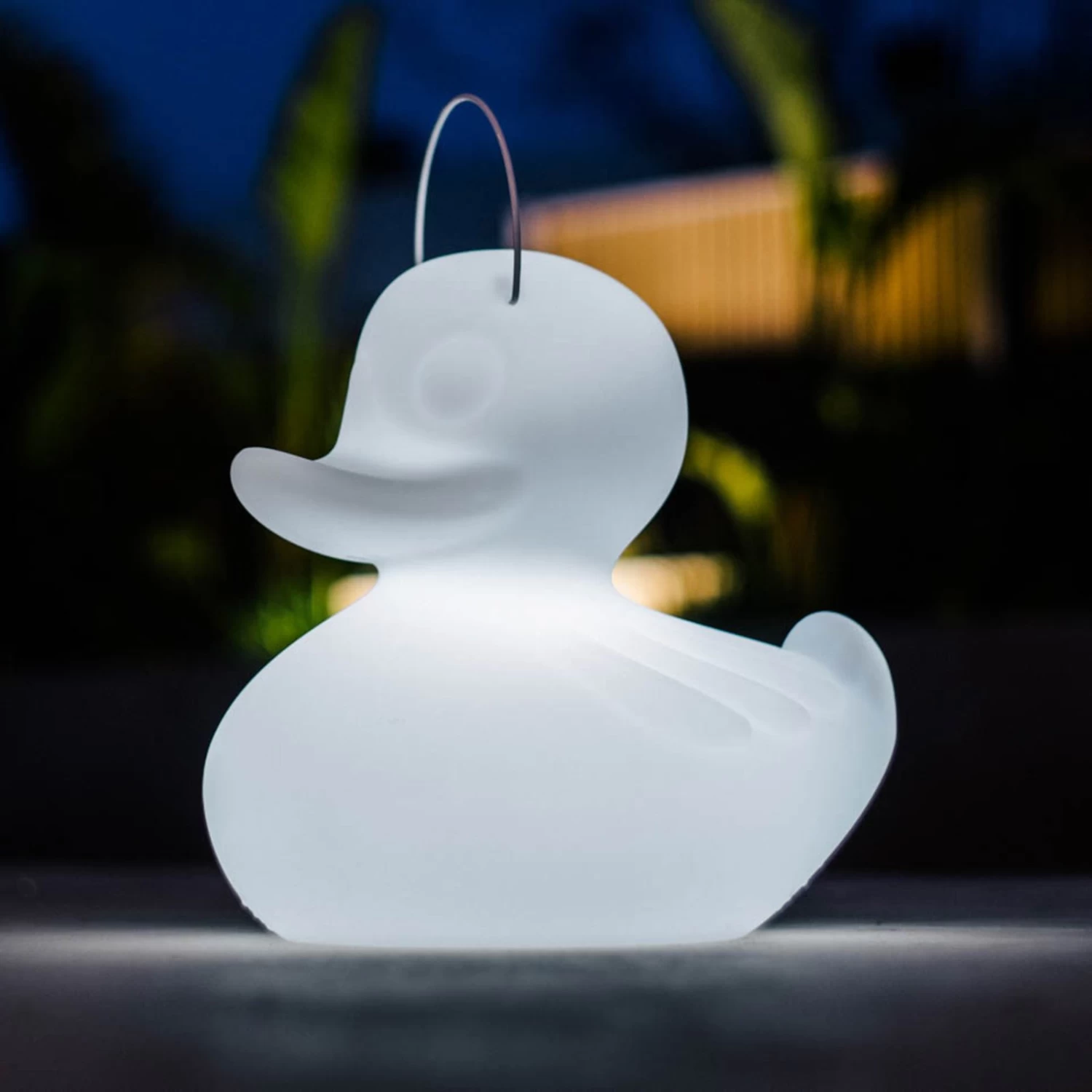 LED-Designleuchte DUCK-DUCK XL Für Außen In Weiß