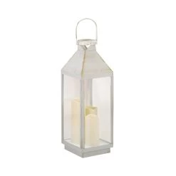 LED-Solarlaterne Riga Mit Flammeneffekt