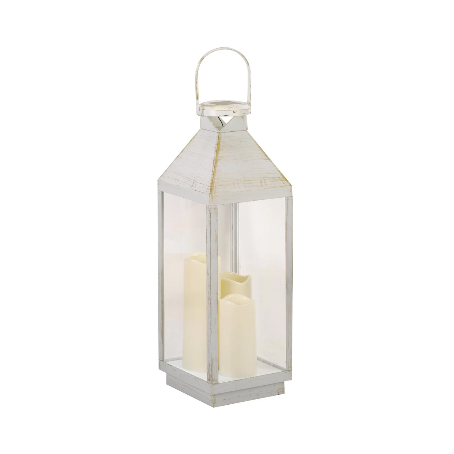 LED-Solarlaterne Riga Mit Flammeneffekt