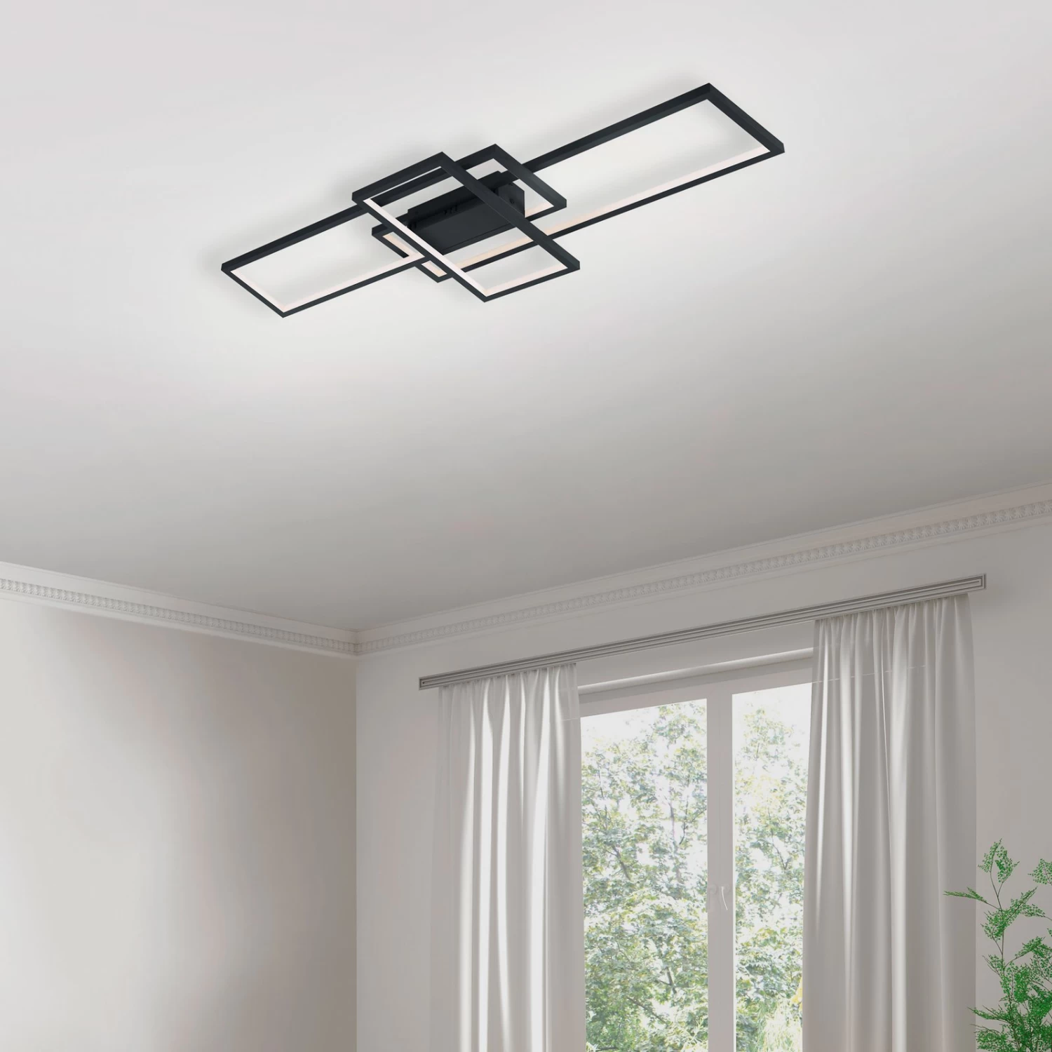 Trio WiZ Thiago Smarte Deckenlampe 104cm Anthrazit – Bild 6