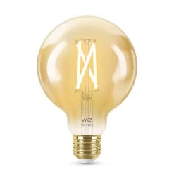 WiZ G95 LED-Lampe E27 7W Globe Amber CCT
