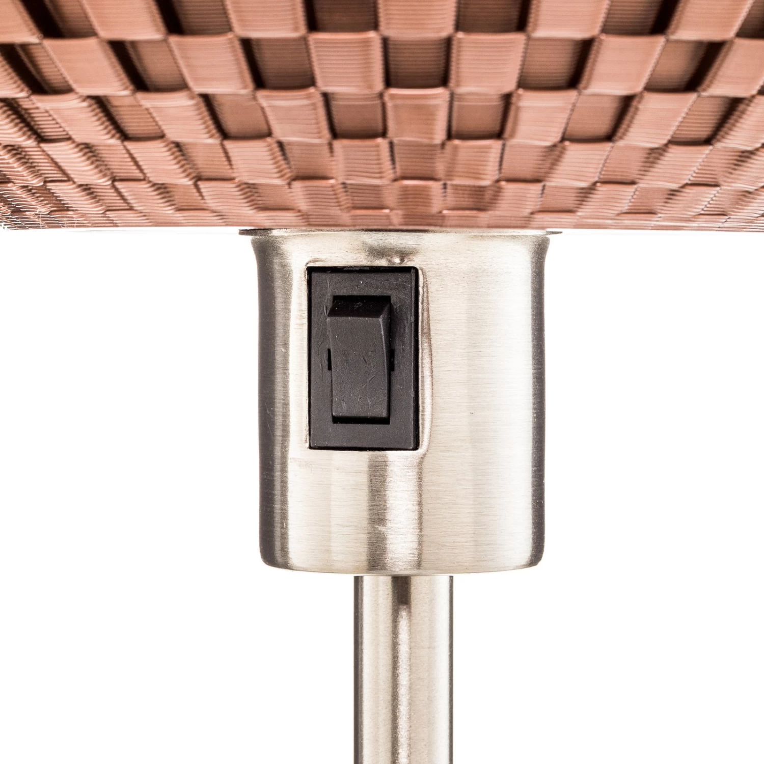 Stehleuchte Flechtwerk, Kugel, Kupfer – Bild 7