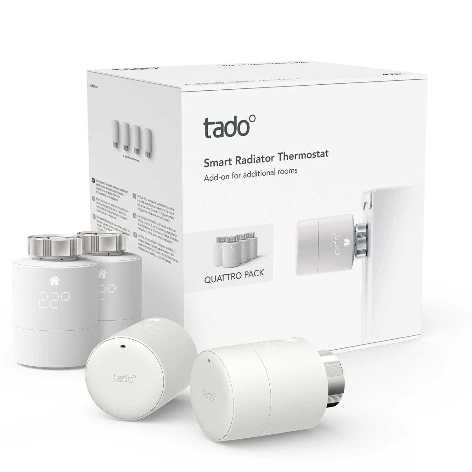 Tado° Smart Heizkörperthermostat Viererpack SRT-4