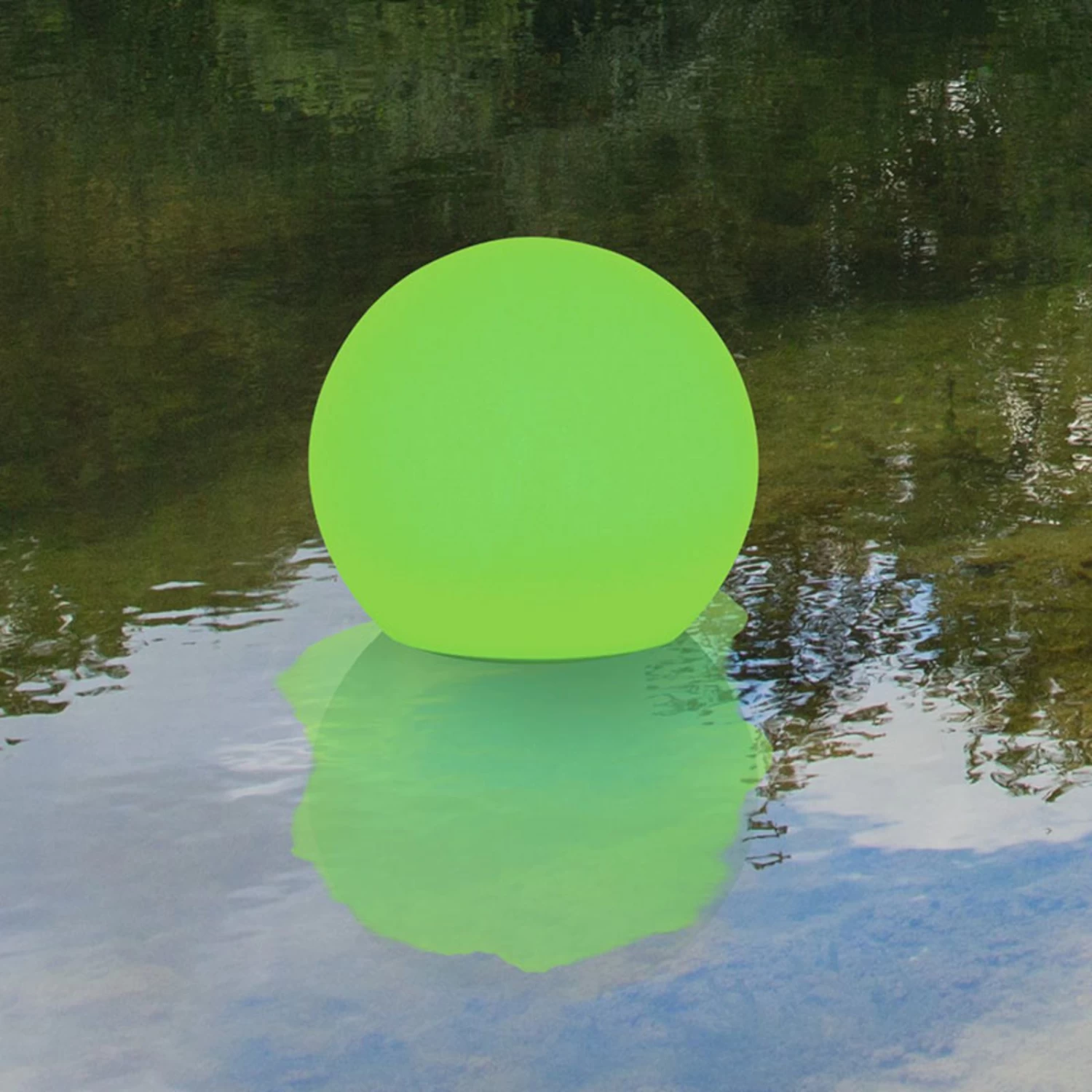 Schwimmfähige Solar-LED-Leuchtkugel Globo – Bild 7