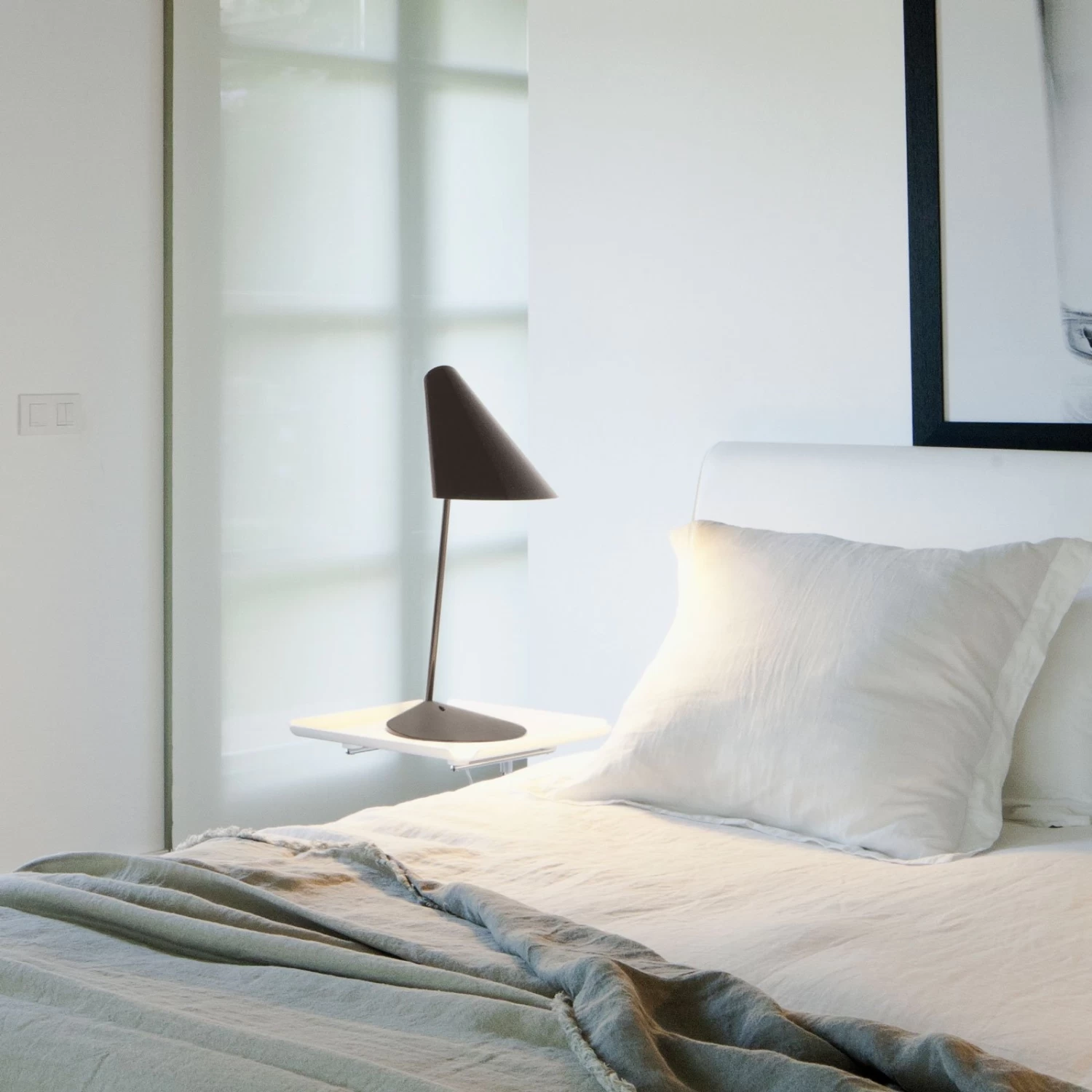 Vibia I.Cono 0700 Tischleuchte, Grau – Bild 3