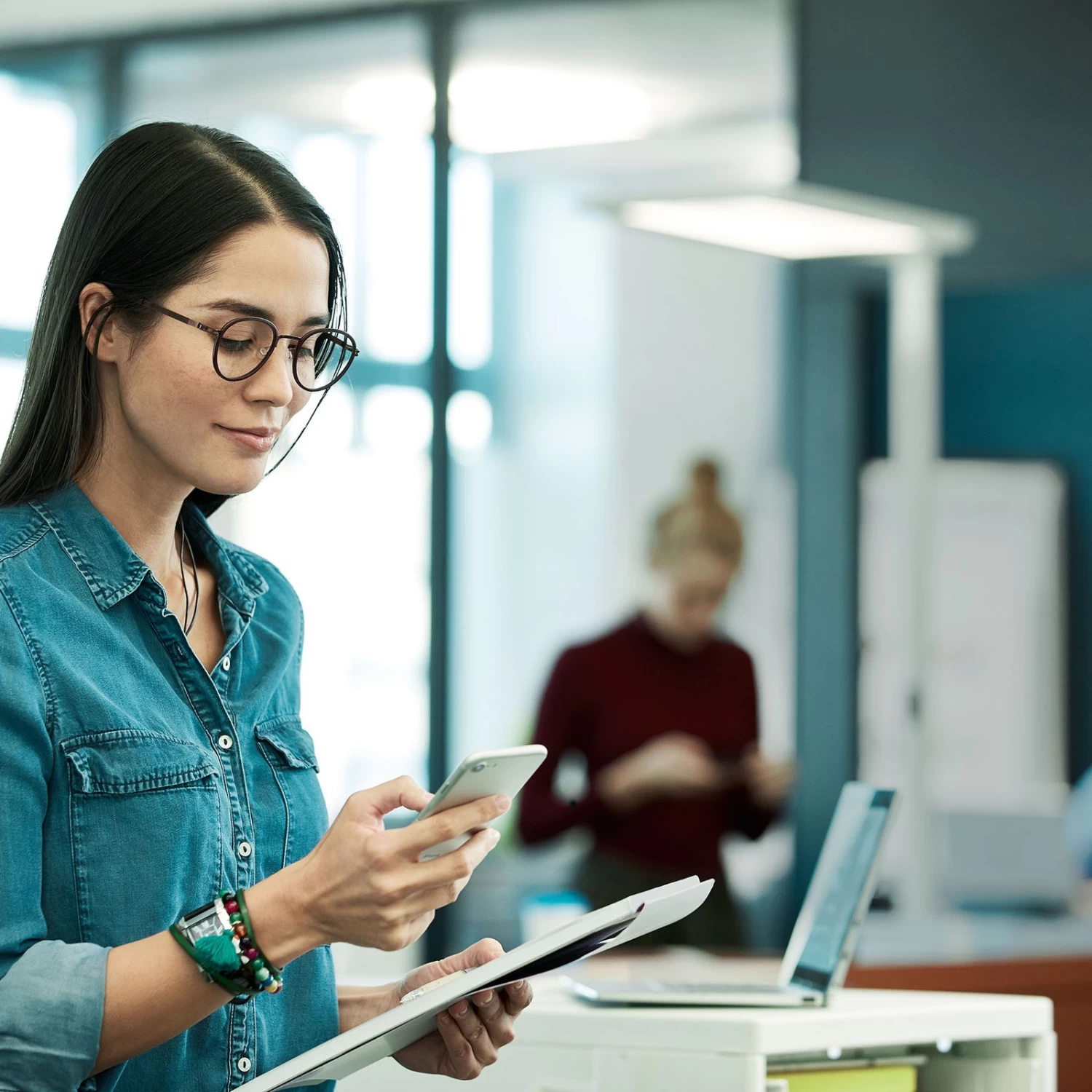 LED-Stehlampe Yara.double 4.000K, BT, LTX, Weiß – Bild 2