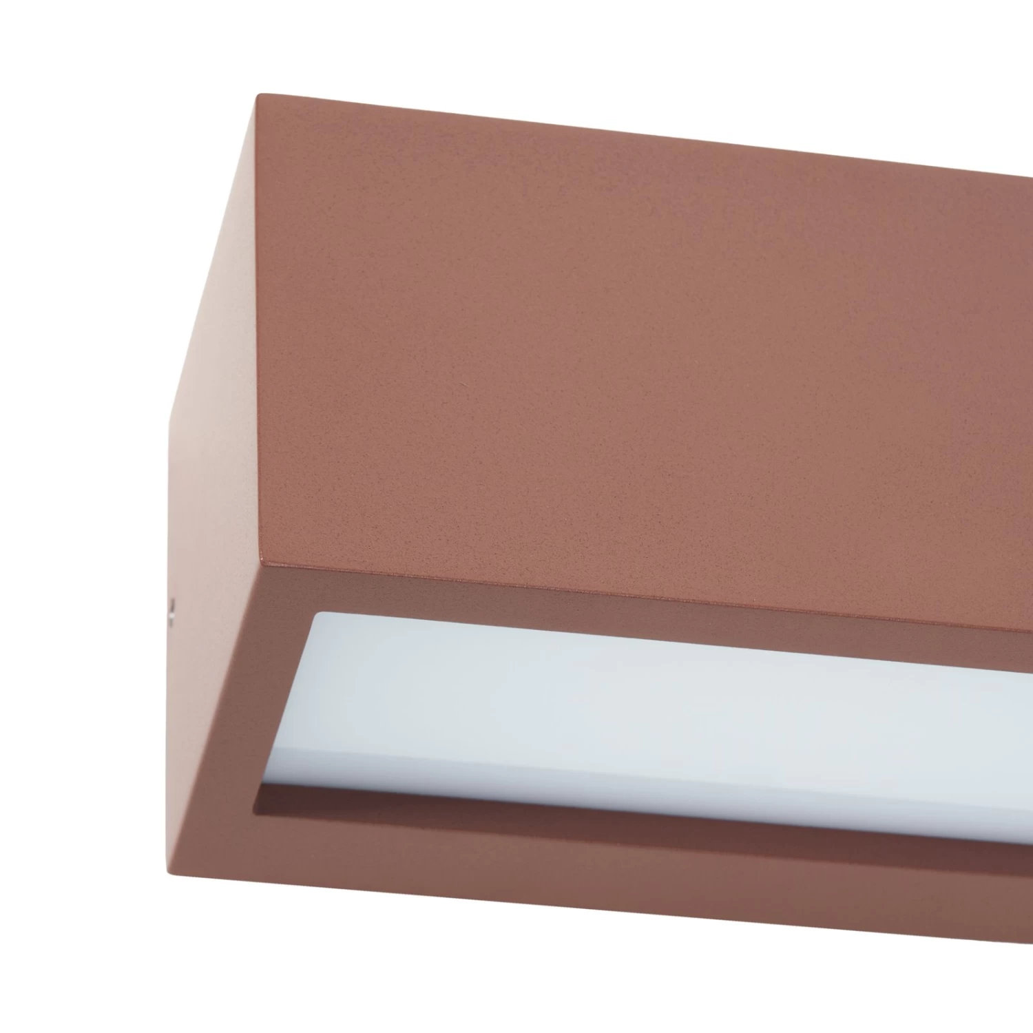 Lucande Eckige Außenwandleuchte Bente, Rostfarben – Bild 6