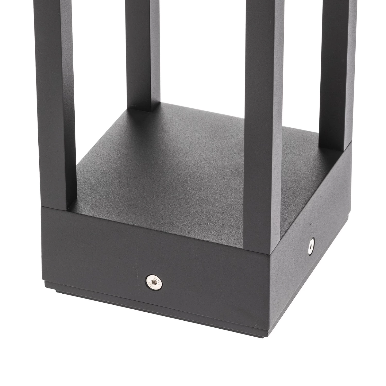 Lucande LED-Sockellampe Carlota, Dunkelgrau, 50 Cm – Bild 6