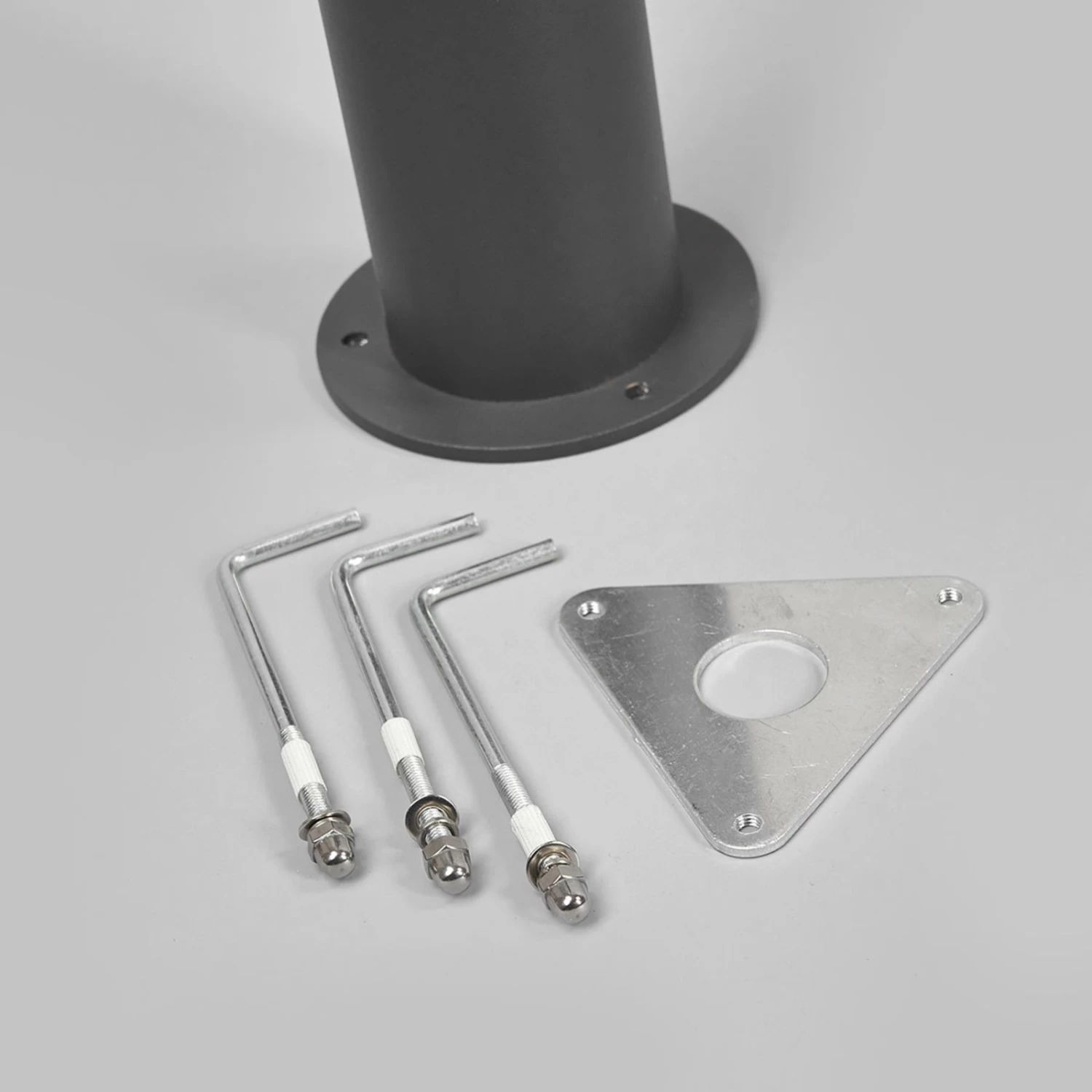 Lucande Sidny LED-Mastleuchte In Dunkelgrau 220 Cm – Bild 7