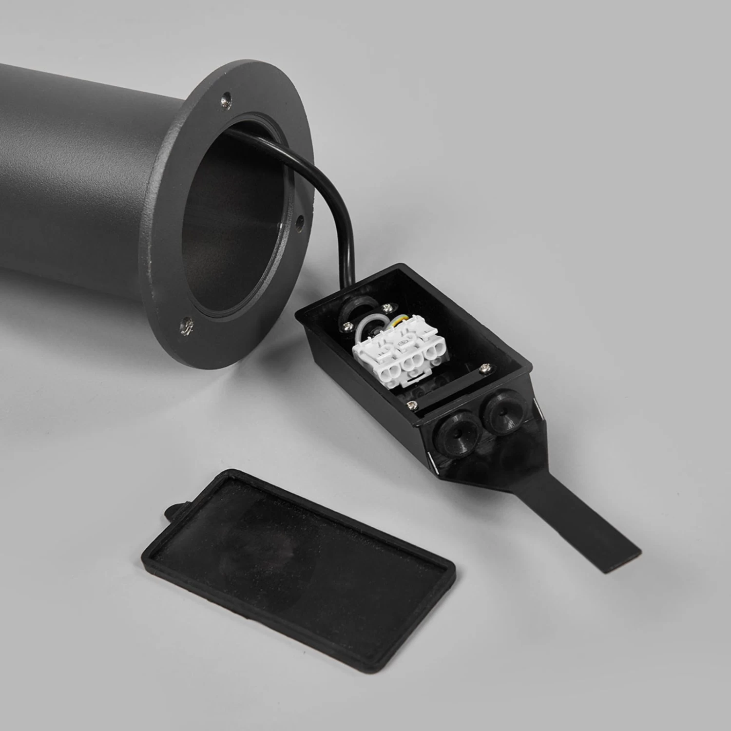 Lucande Sidny LED-Mastleuchte In Dunkelgrau 220 Cm – Bild 8