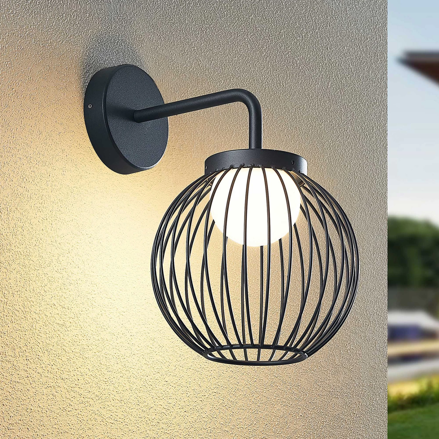 Lucande Kartivan LED-Außenwandleuchte Mit IP65