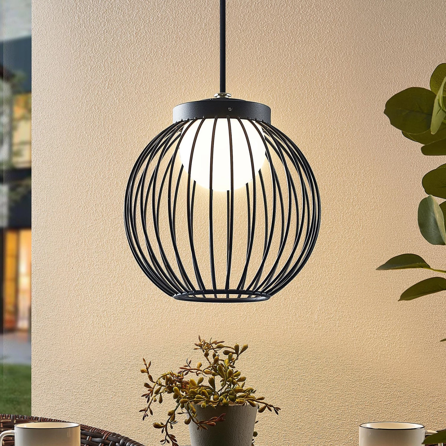 Lucande Kartivan LED-Außenhängeleuchte Mit IP65