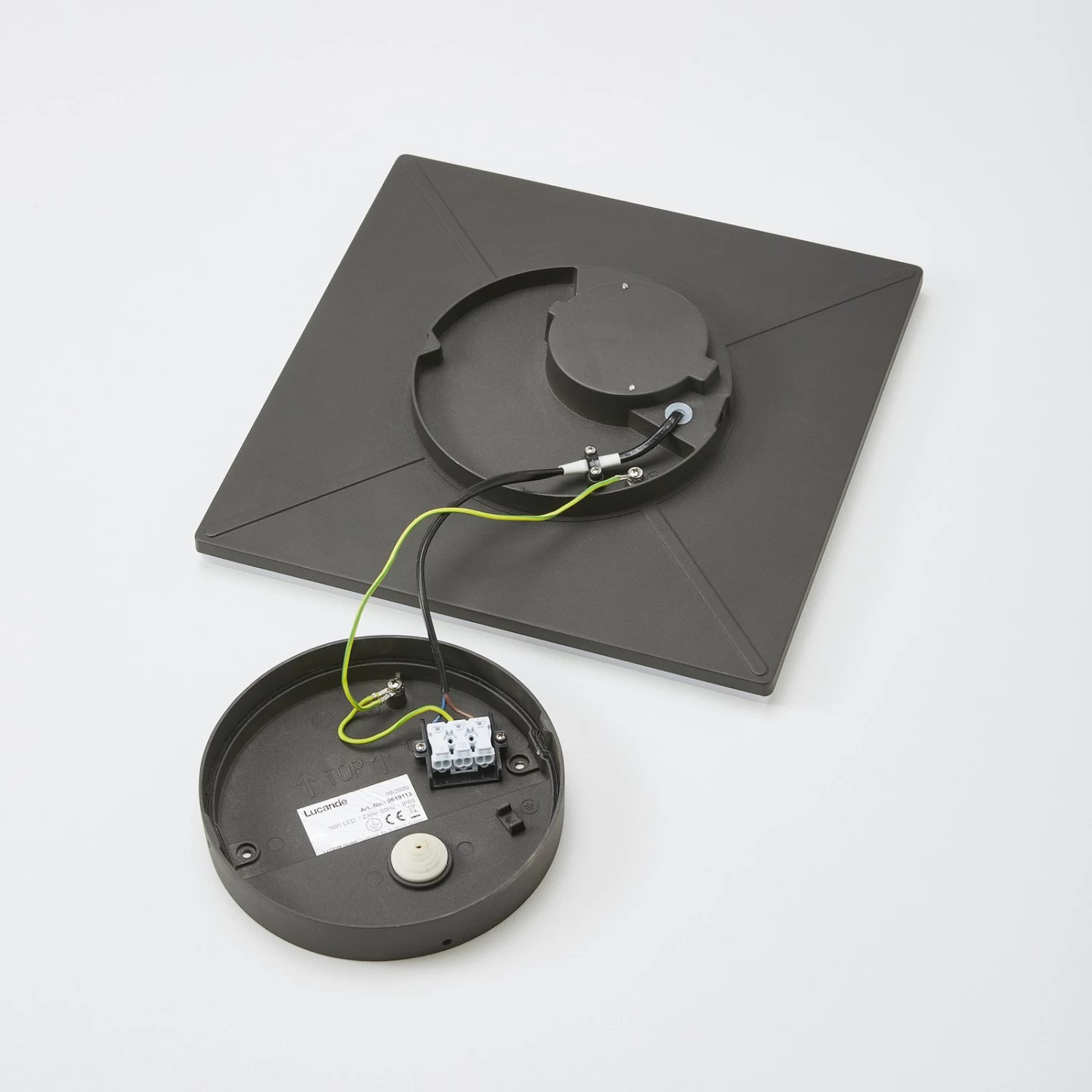 Lucande Quadratische LED-Deckenleuchte Henni Für Außen – Bild 9