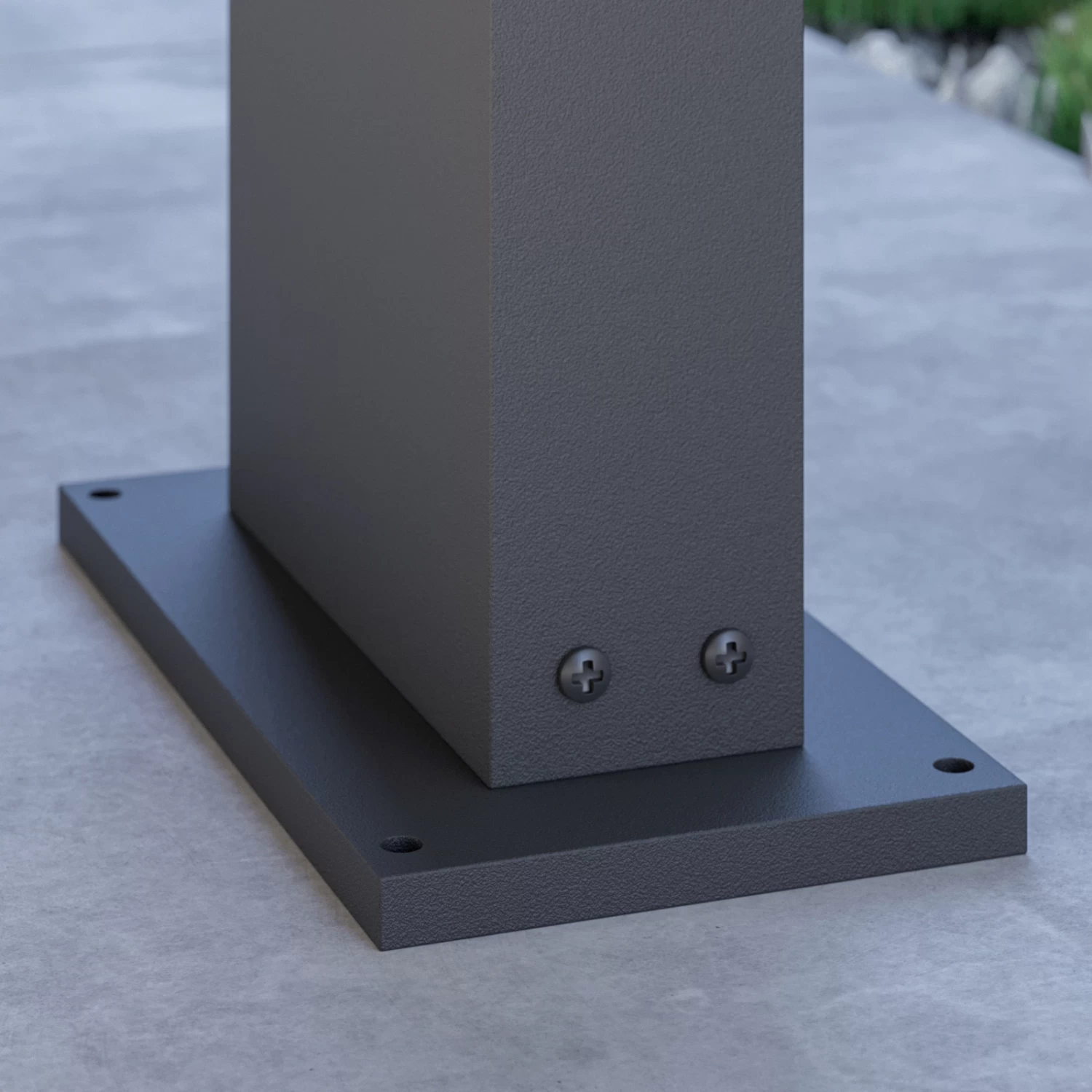 Bewegungsmelder-Pollerleuchte Yolena Mit LED 100cm – Bild 4