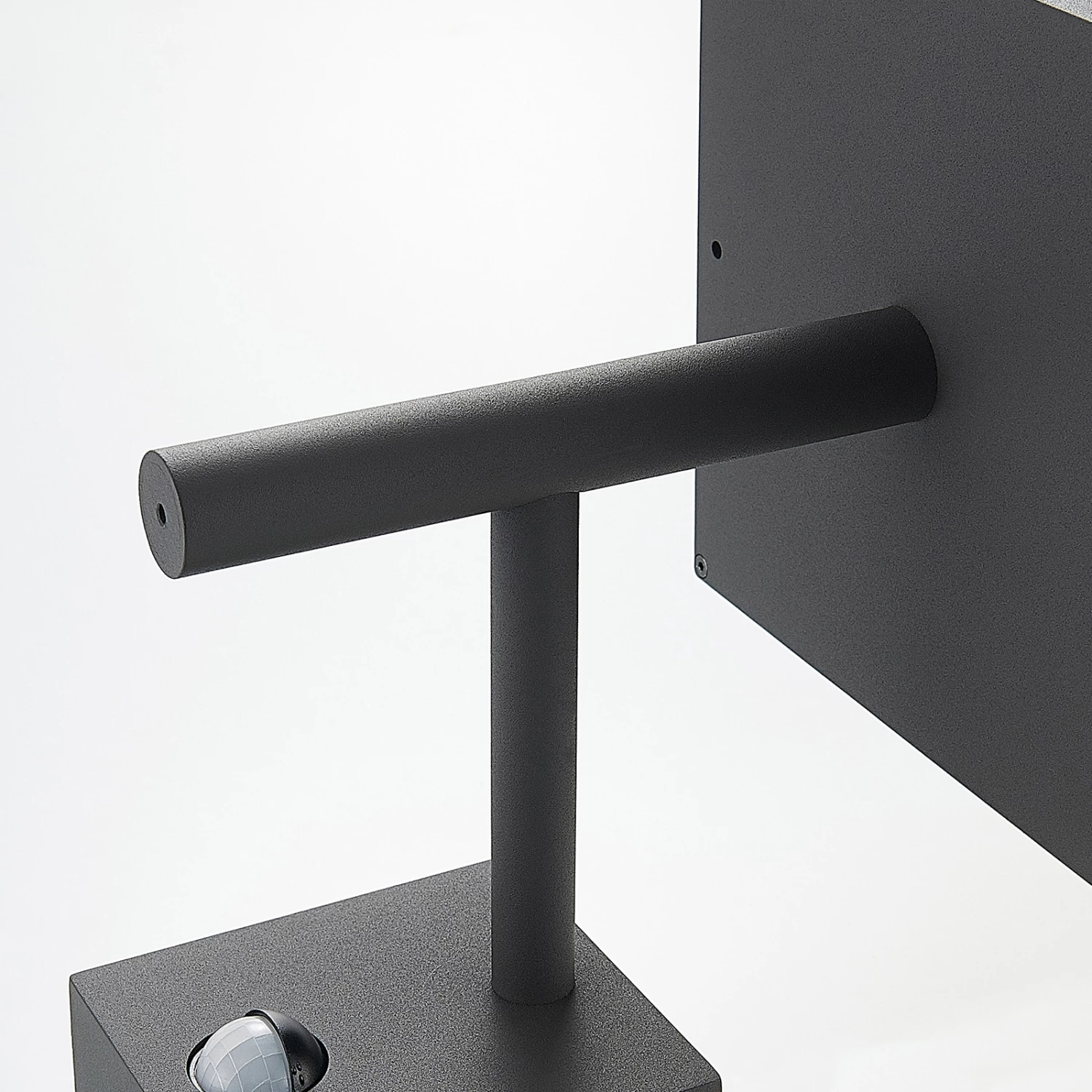 Lucande LED-Außenwandleuchte Cube, Graphit, Mit Sensor – Bild 8