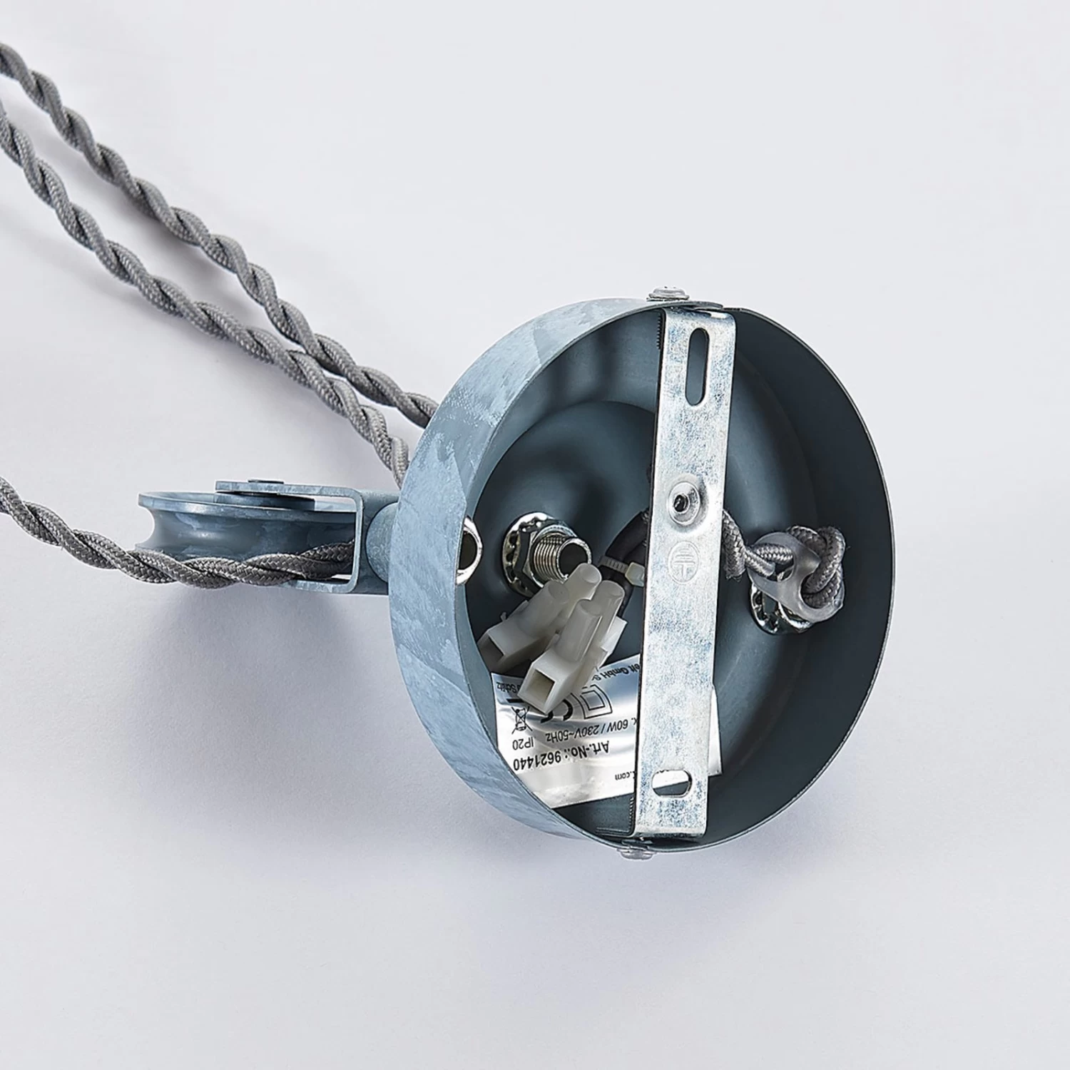 Louisanne - Betongraue Hängeleuchte M. Jojo-Pendel – Bild 9