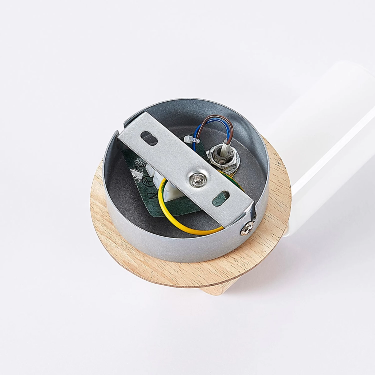 Holzspot Christoph Mit Weißem Schirm – Bild 8