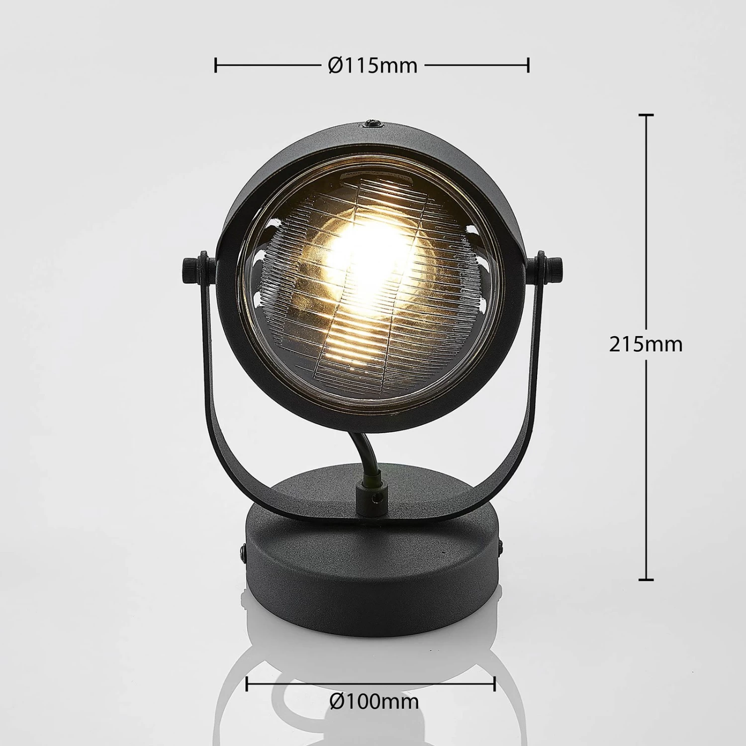 Scheinwerfer-Spot Henega In Schwarz, 1-flammig – Bild 5