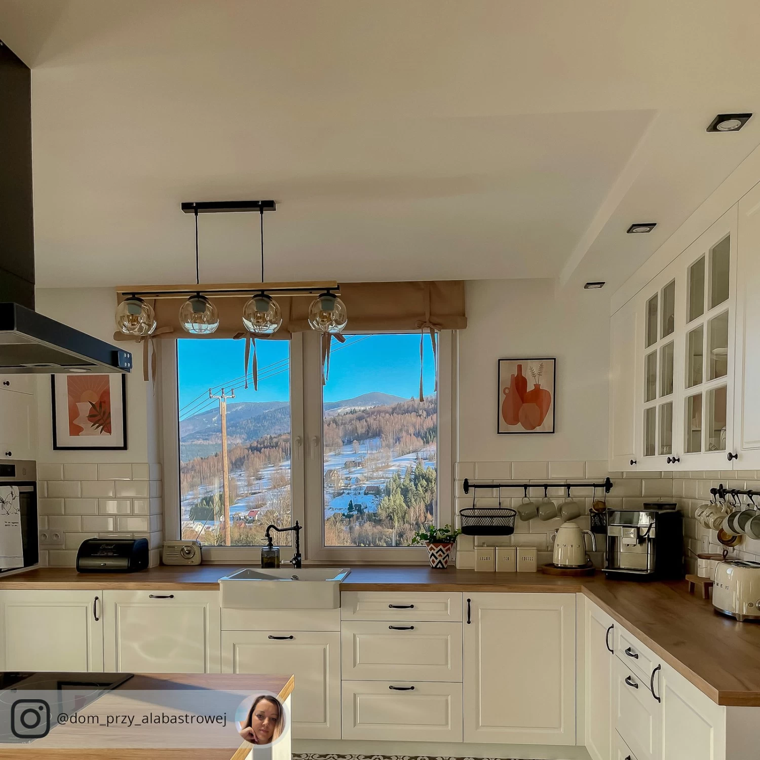 Lindby Enrique Balkenpendellampe, Amber, 4-fl. – Bild 9