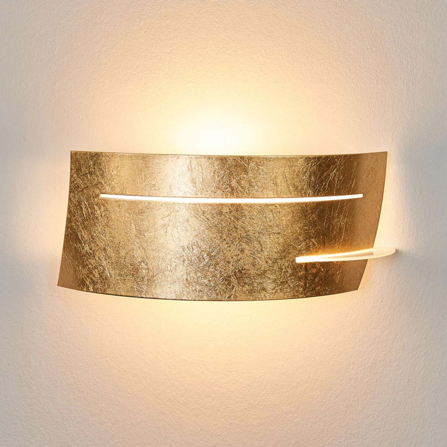 LED-Wandlampe Keyron In Gold