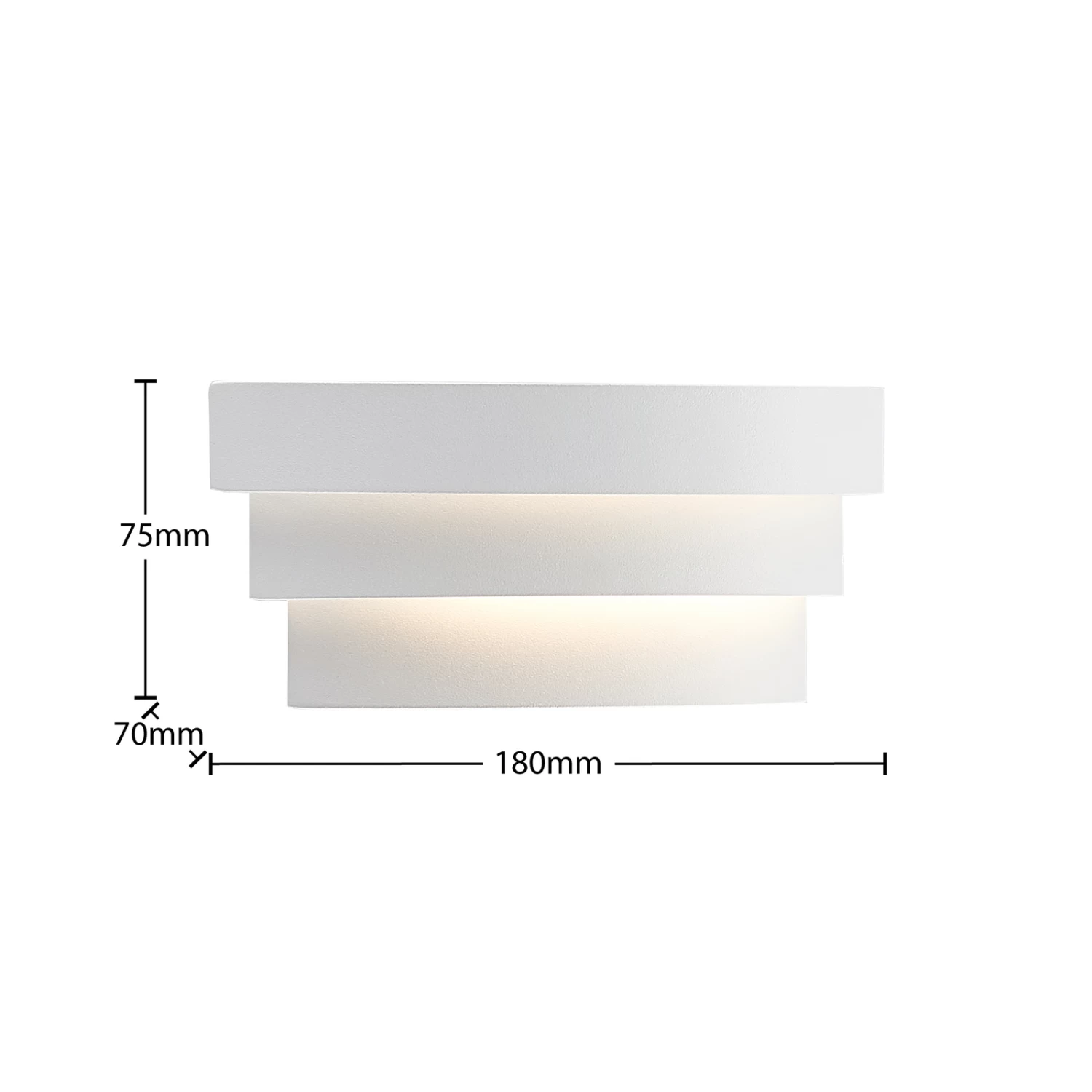 Arcchio Harun LED-Wandleuchte In Weiß, 18 Cm – Bild 7