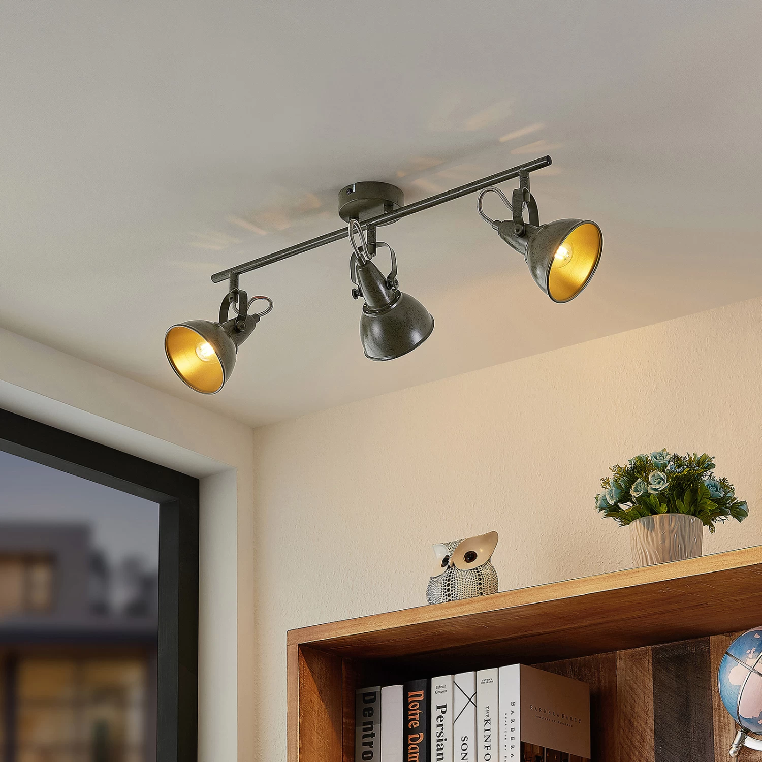 Lindby Julin Strahler, Dreiflammig, Dunkelgrau – Bild 2