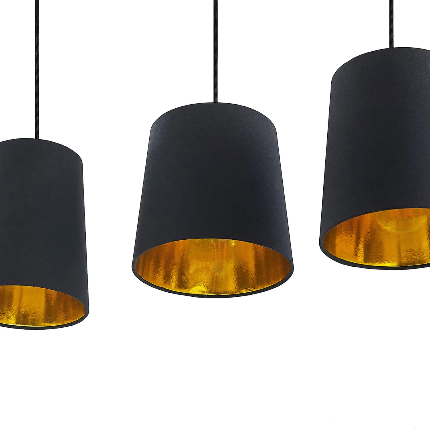 Lindby Hinai Hängeleuchte, Schwarz, Gold – Bild 7