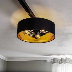 Arcchio Heleni Deckenlampe Schiene Schwarzgold