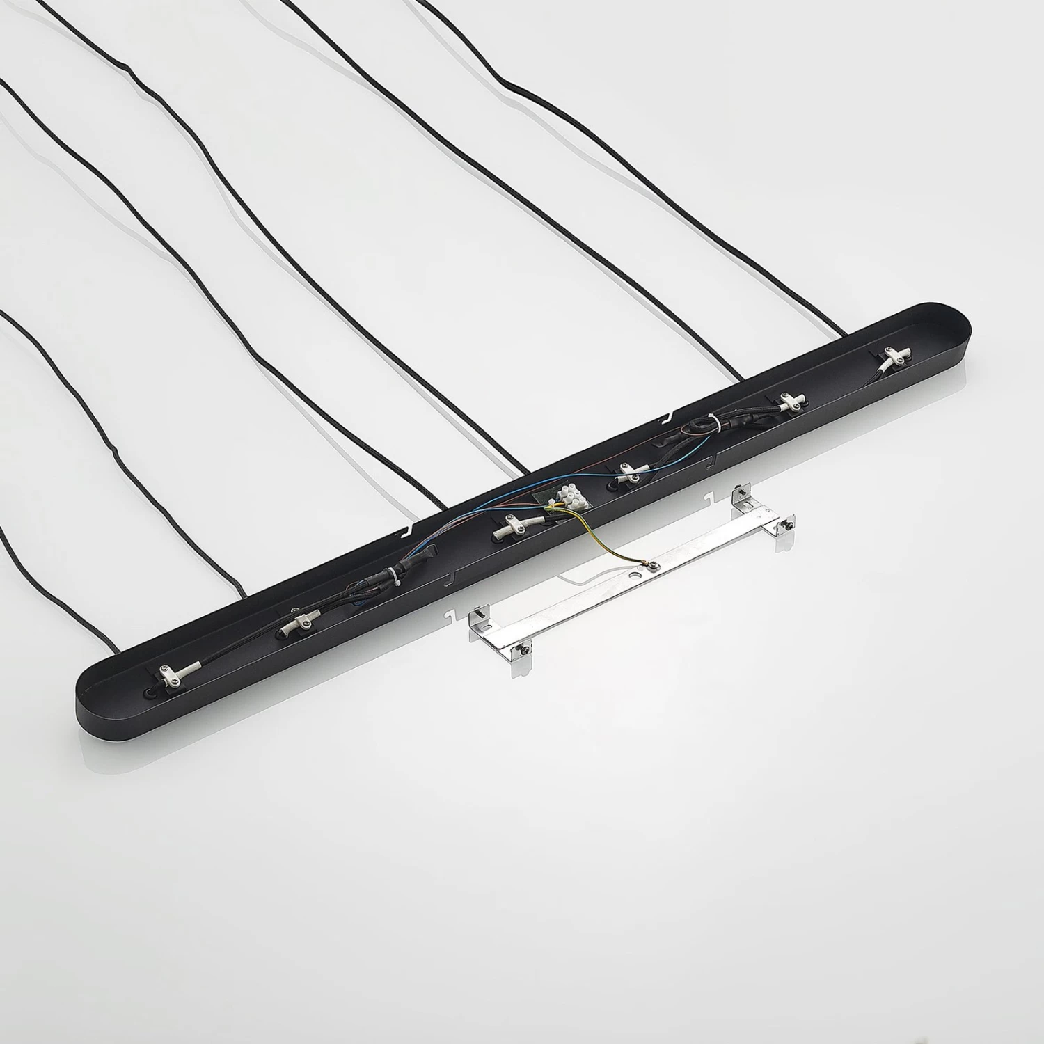 Lucande Cesur Hängeleuchte, Neunflammig, Schwarz – Bild 9