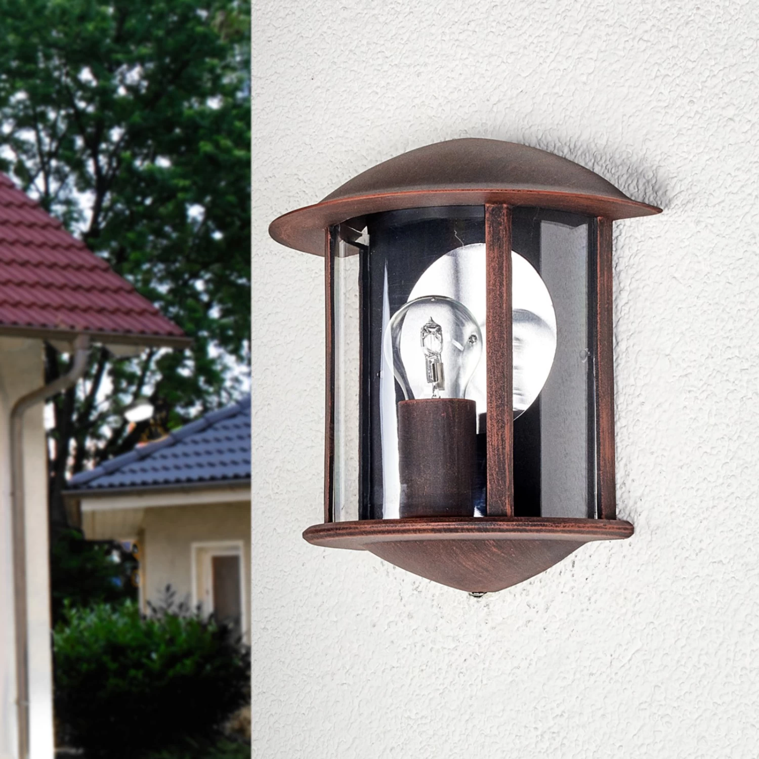 Außenwandleuchte Maelis, Halbrund – Bild 3