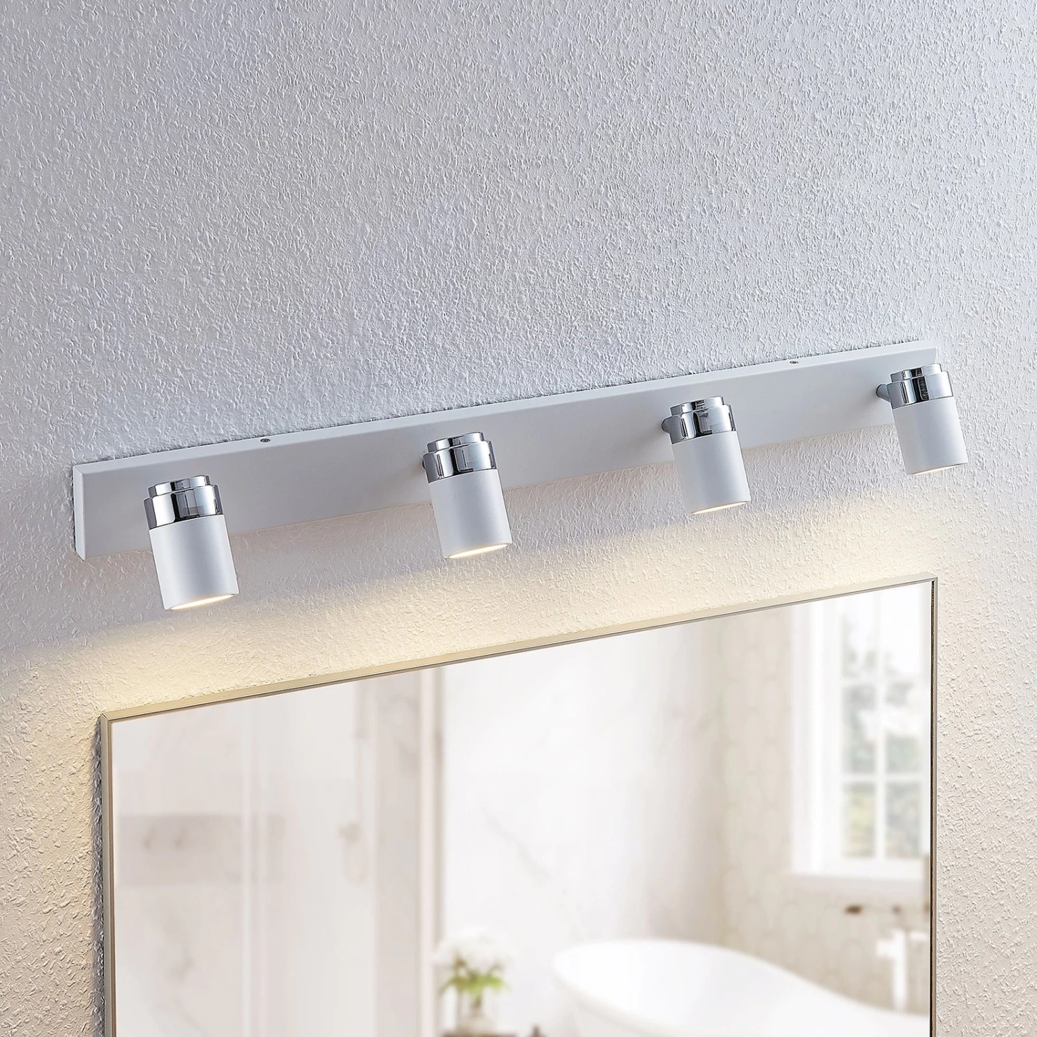 4-flammiger Deckenstrahler Kardo, IP44 – Bild 6