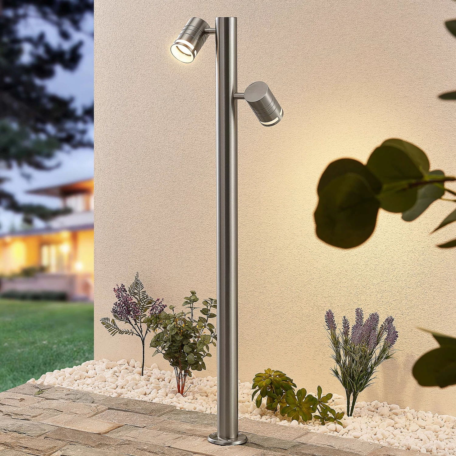 Lindby Soui Pollerleuchte, Zweiflammig – Bild 2