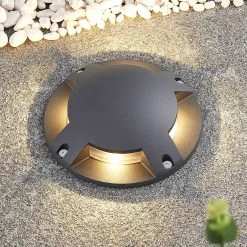 Lindby Cormac LED-Bodenaufbauleuchte, 4-flammig