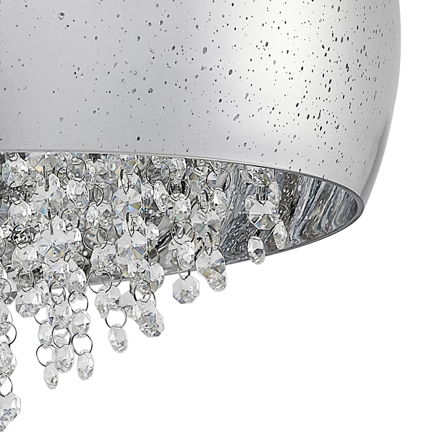 Lucande Elinara Kristall-Deckenlampe, 40 Cm Chrom – Bild 7