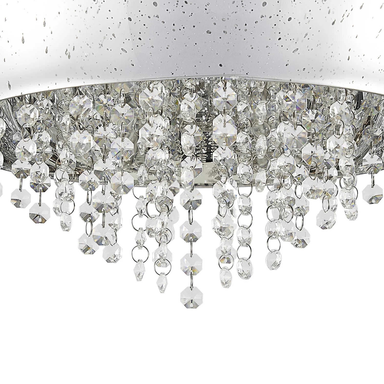 Lucande Elinara Kristall-Deckenlampe, 40 Cm Chrom – Bild 8