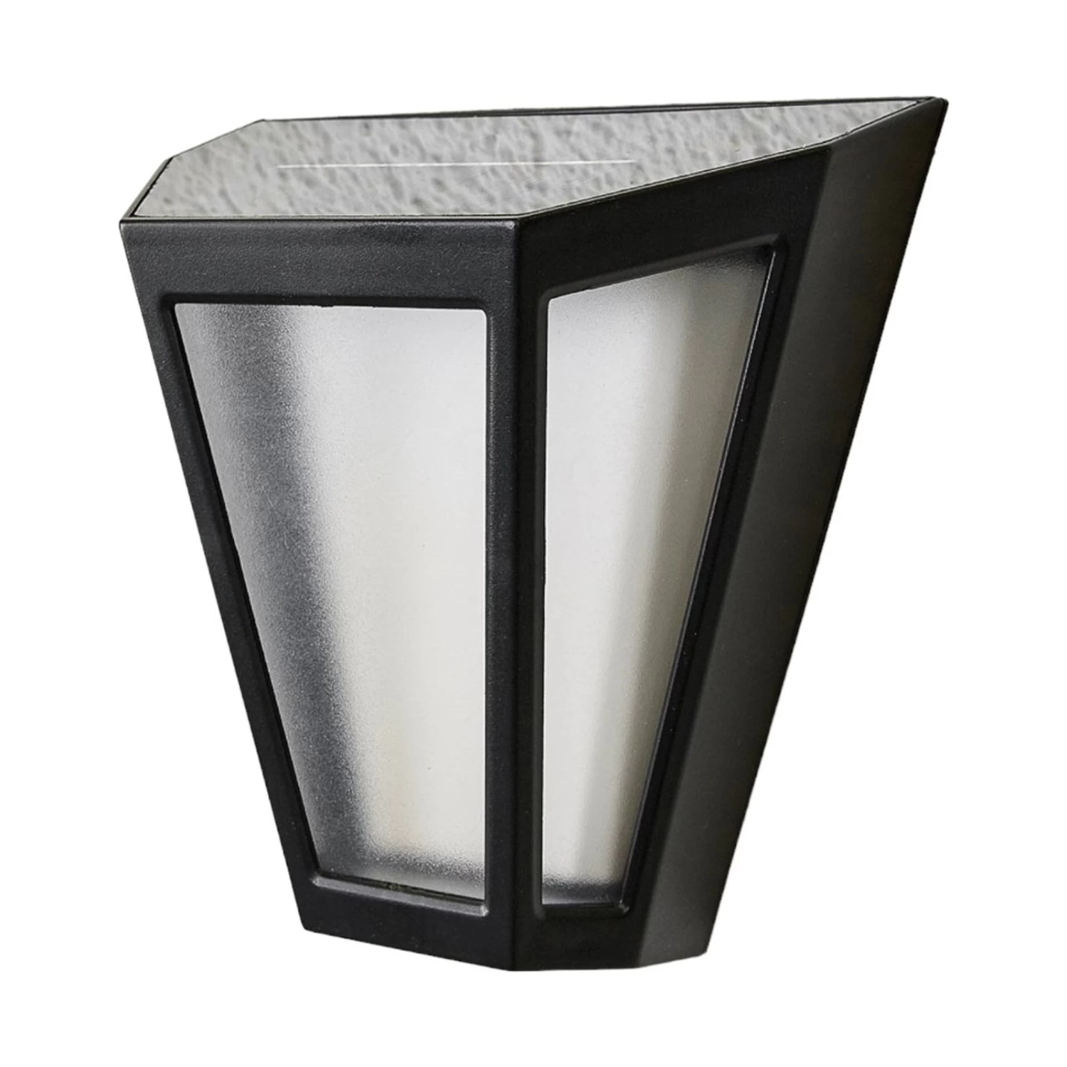LED-Solarwandleuchte Yago, Gefrosteter Schirm – Bild 3