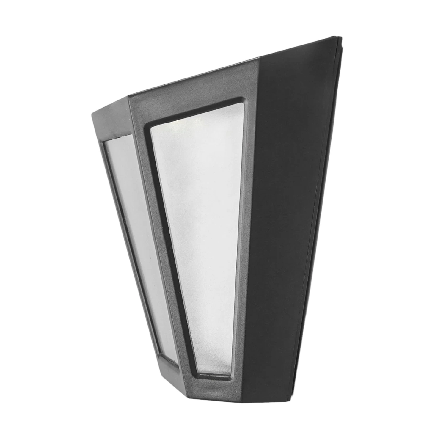 LED-Solarwandleuchte Yago, Gefrosteter Schirm – Bild 5