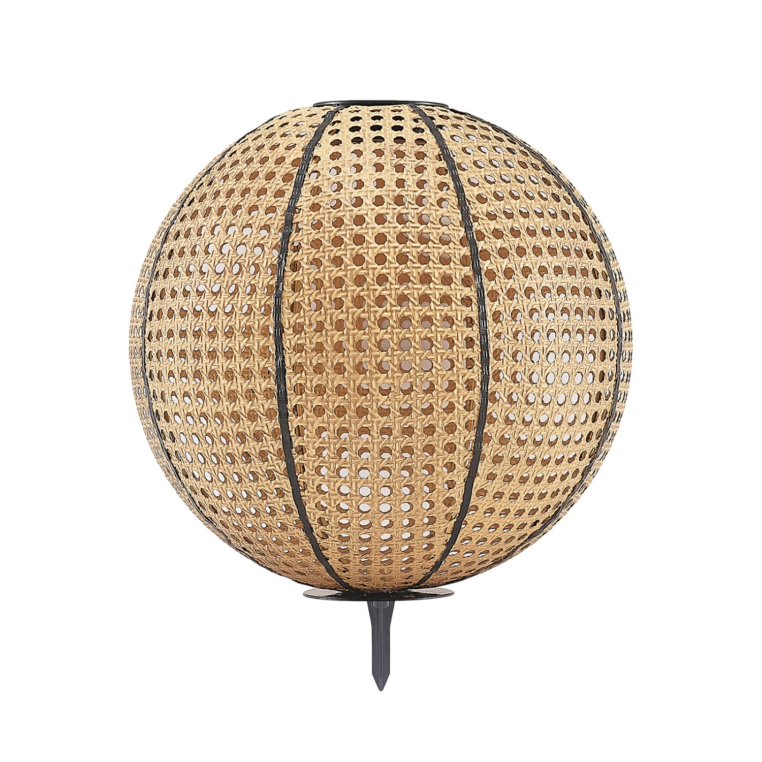 Lindby Lemark LED-Solarleuchte, Kugel, Erdspieß – Bild 4