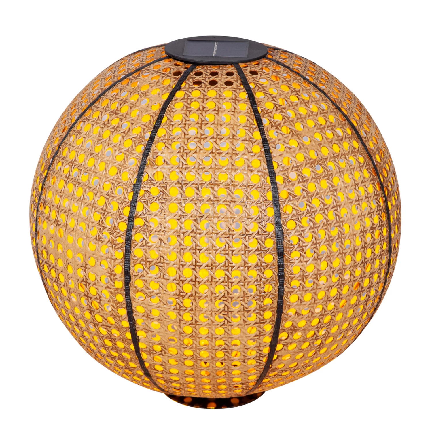 Lindby Lemark LED-Solarleuchte, Kugel, Erdspieß – Bild 8